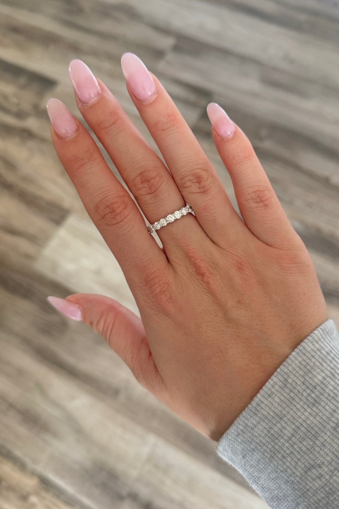 Round Brilliant Eternity Band - Lab Grown
