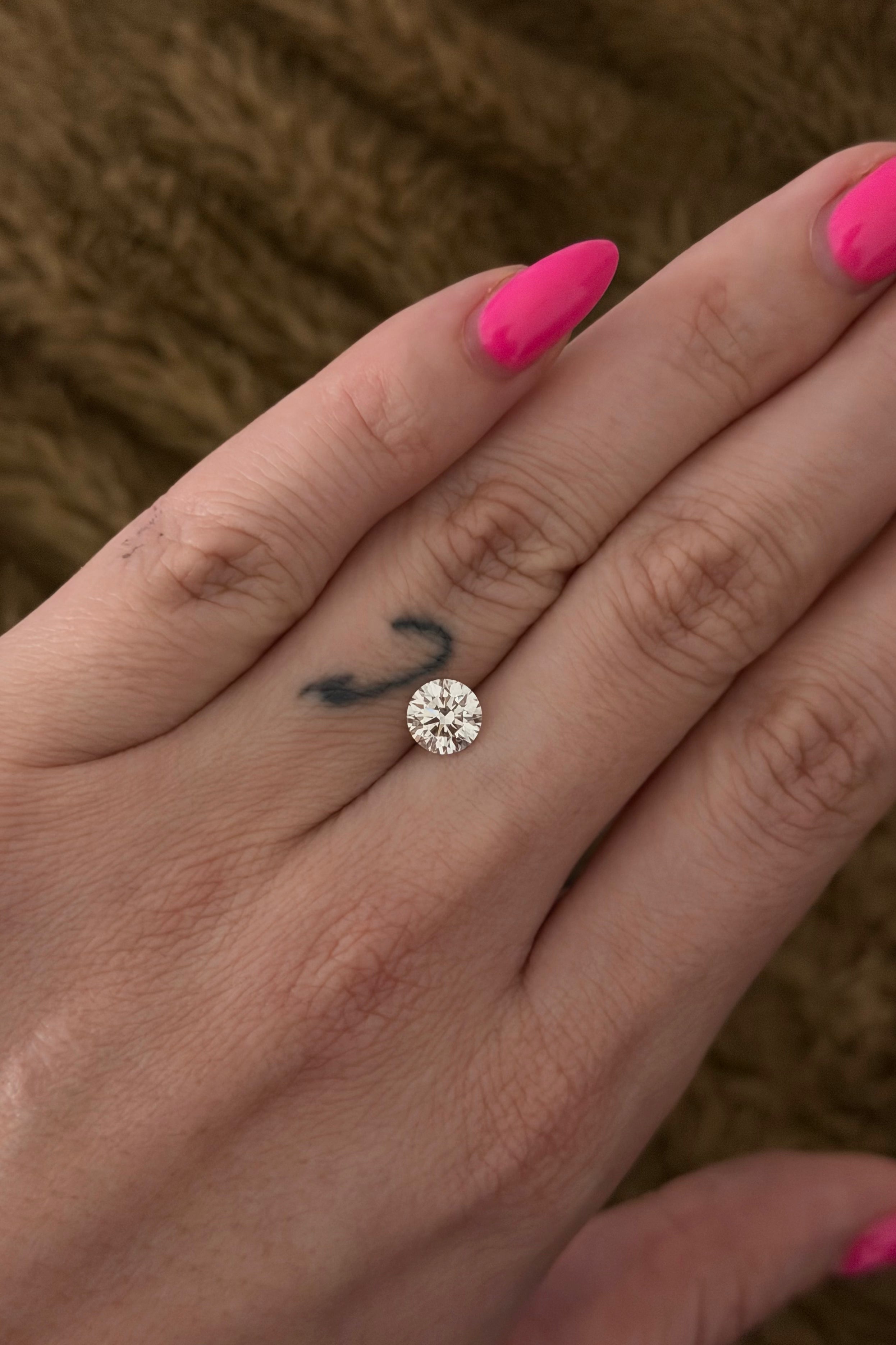 1.17 Carat Round Brilliant - Lab Diamond