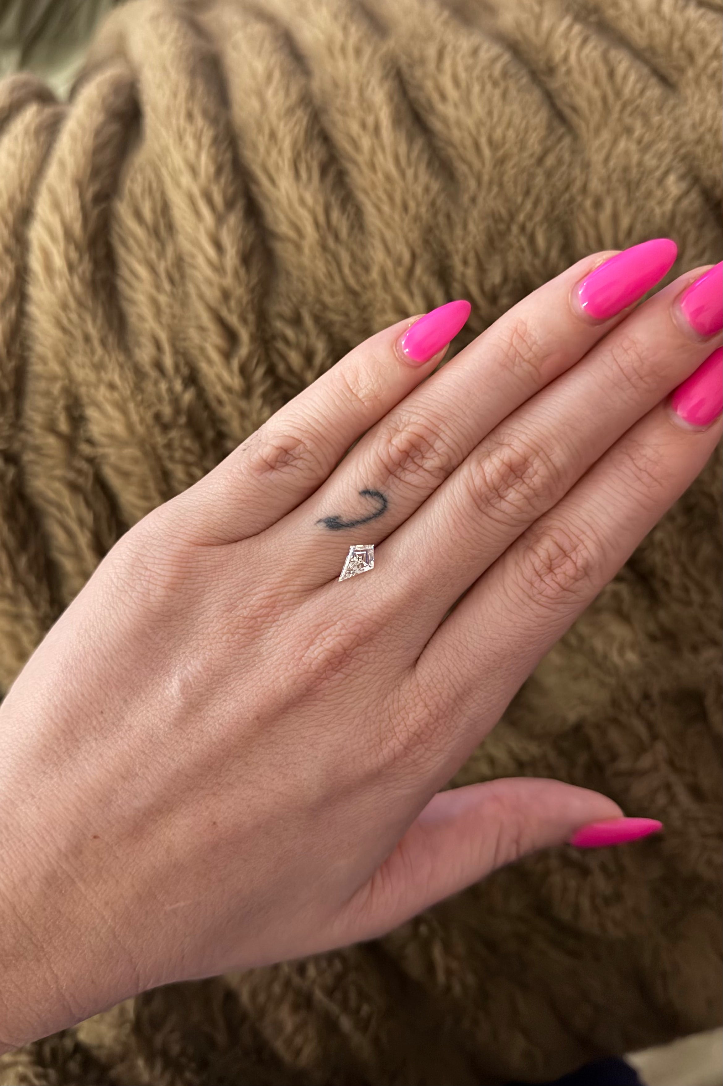 1.02 Carat Step Cut Kite - Lab Diamond