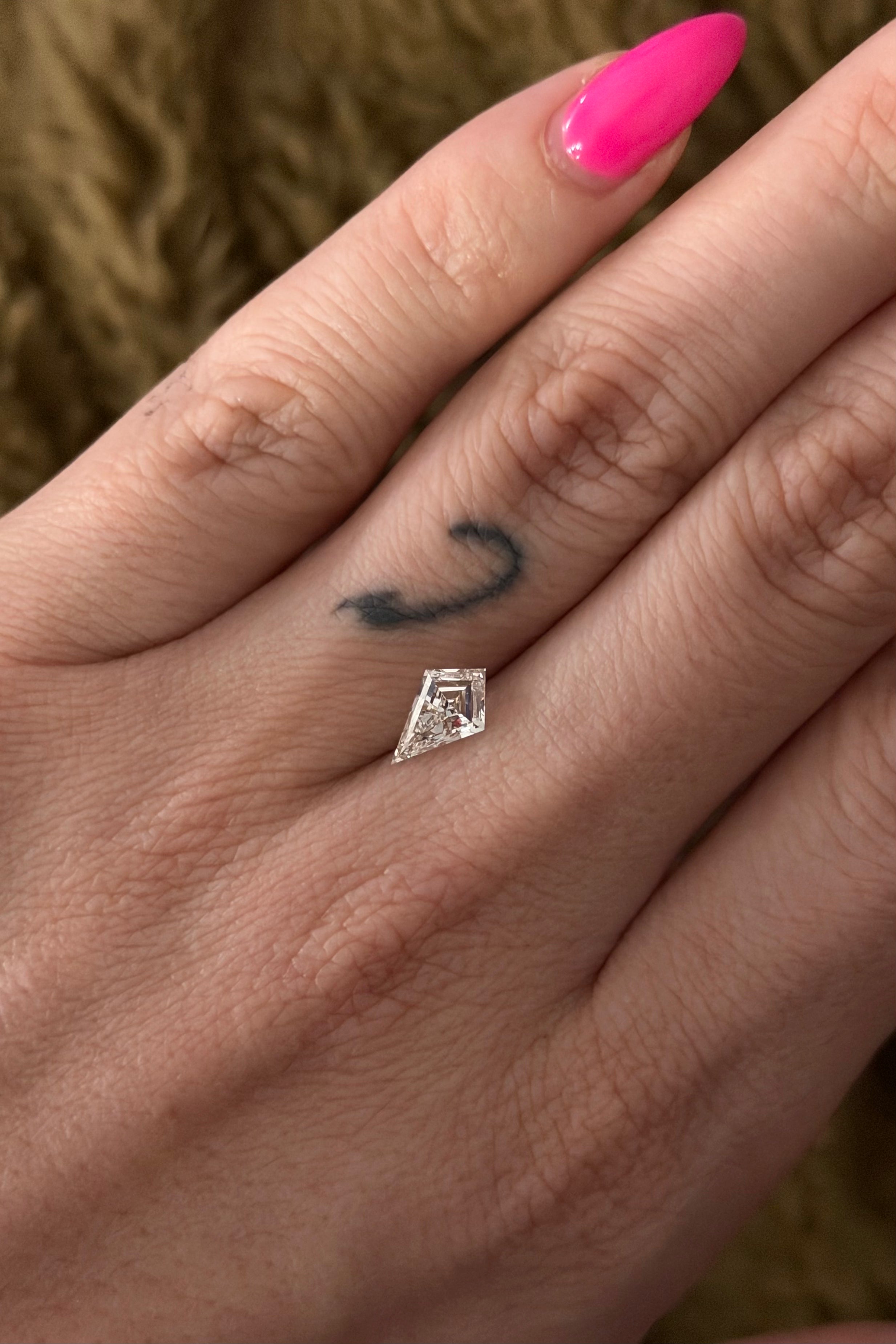 1.02 Carat Step Cut Kite - Lab Diamond